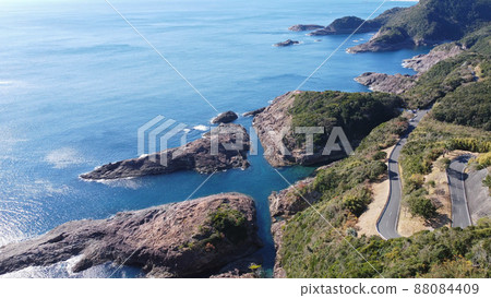 Drone shooting of the sea of Cruz where the wish comes true 88084409