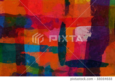 abstract oil painting texture illustration 88084688