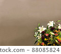 在平靜的氣氛中綻放的花束 88085824