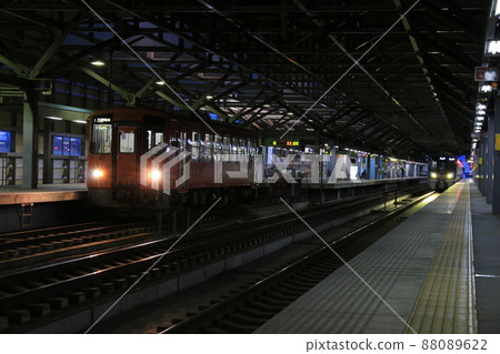 Fukui station at night 88089622