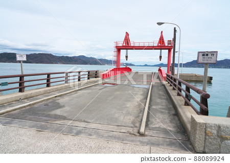 Okunoshima Ferry Pier, Takehara City, Hiroshima Prefecture 88089924