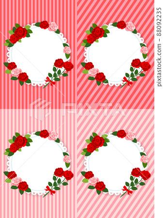 Rose and lace frameset pink Rose and lace frameset pink 88092235