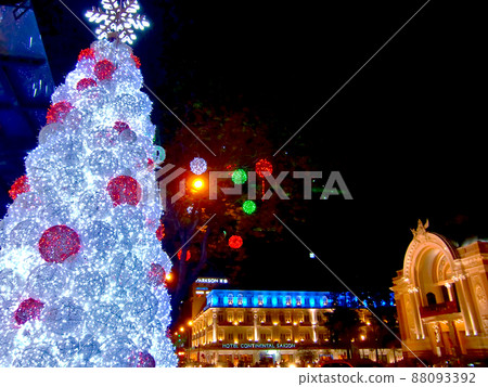 越南胡志明市聖誕節 Dongkoi 街和市民劇院 88093392