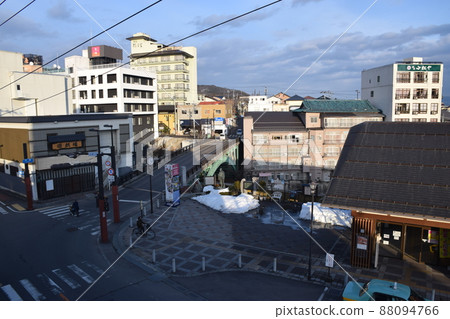 冬天的飯坂溫泉 88094766