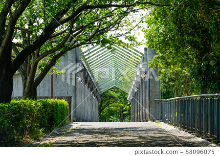 天氣晴朗時的稻城中央公園(東京都稻城) 天氣晴朗時的稻城中央公園(東京都稻城) 88096075