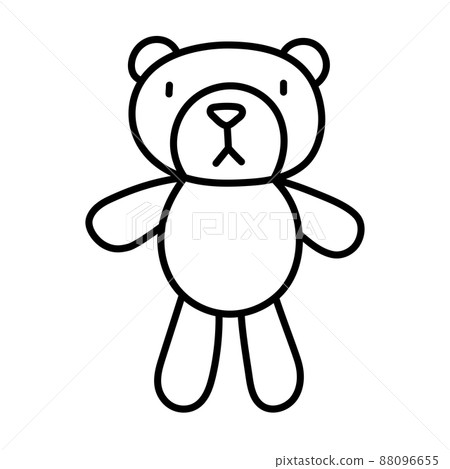 Teddy. Hand Drawn Doodle Kid Stuff Icon. 88096655