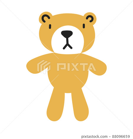 Teddy. Hand Drawn Doodle Kid Stuff Icon. Teddy. Hand Drawn Doodle Kid Stuff Icon. 88096659
