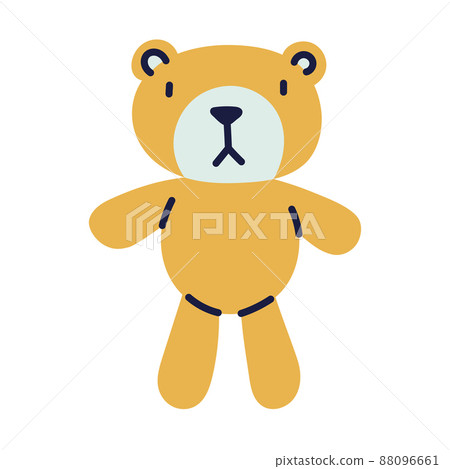 Teddy. Hand Drawn Doodle Kid Stuff Icon. Teddy. Hand Drawn Doodle Kid Stuff Icon. 88096661