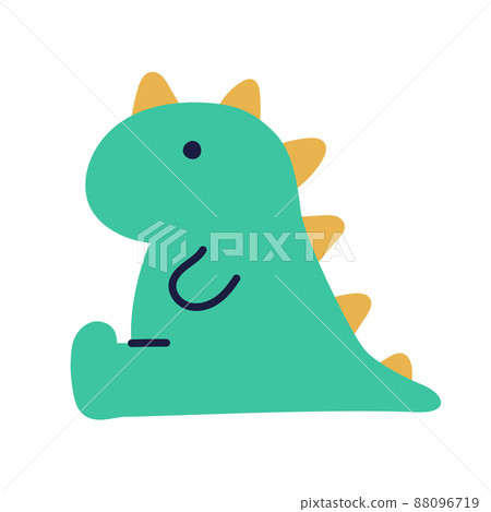 Dinosaur. Hand Drawn Doodle Kid Stuff Icon. Dinosaur. Hand Drawn Doodle Kid Stuff Icon. 88096719
