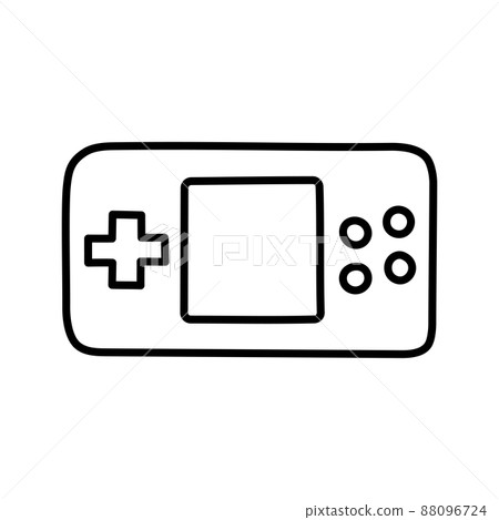 Console. Hand Drawn Doodle Kid Stuff Icon. Console. Hand Drawn Doodle Kid Stuff Icon. 88096724
