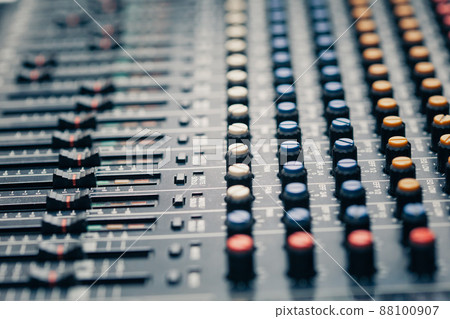 studio mixer knobs and faders 88100907