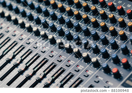 studio mixer knobs and faders 88100948