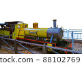 Locomotive trip cutout transparent background oil painting image 88102769