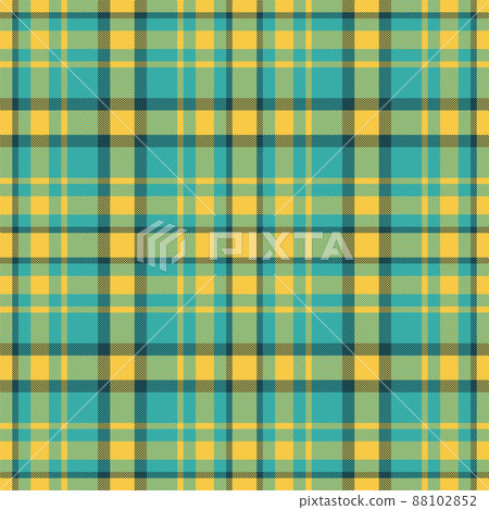 Plaid seamless pattern. Check fabric texture. Vector textile print. 88102852