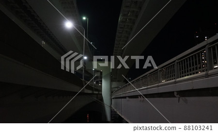 Pedestrian bridge of Rainbow Bridge Pedestrian bridge of Rainbow Bridge 88103241