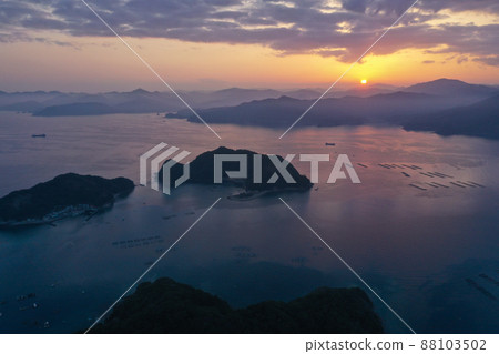 Scenery around Nomishiobakari Park, Susaki City, Kochi Prefecture Scenery around Nomishiobakari Park, Susaki City, Kochi Prefecture 88103502