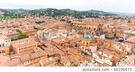 Bologna view of the city from top of tower Bologna view of the city from top of tower 88106973