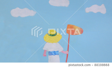 剪紙夏日少年 剪紙夏日少年 88108668