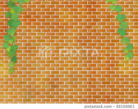 Brick watercolor style background material Brick watercolor style background material 88108861