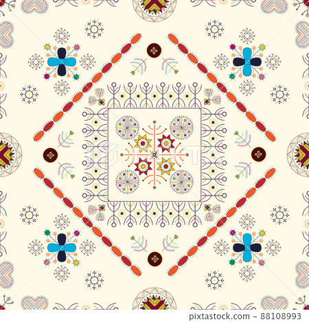 Mulgi folk art pattern 3 88108993