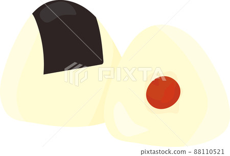 rice ball, vector, vectors - Stock Illustration [88110521] - PIXTA