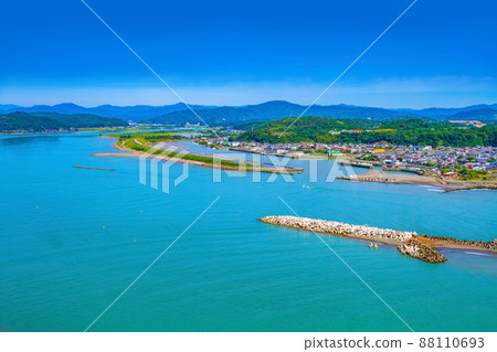 The mouth of the Shimanto River 88110693