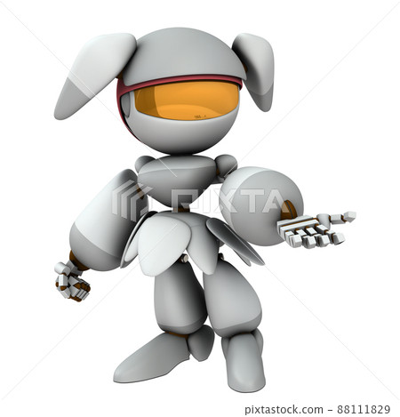 A robot that reaches out. Request and coercion. 88111829