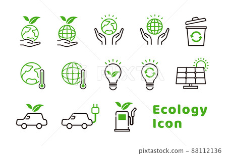 生態圖標集 88112136