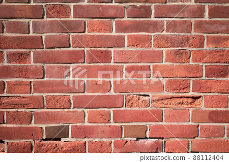 Flemish old red brick background material b-3 warm colors 88112404