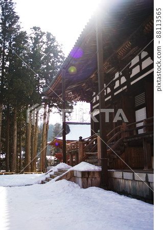 World heritage Koyasan Danjo-garan scene 88113565