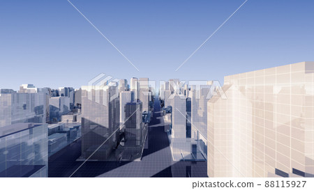 城市街道建築大樓市政廳大樓商務區辦公區3d圖背景回 城市街道建築大樓市政廳大樓商務區辦公區3d圖背景回 88115927
