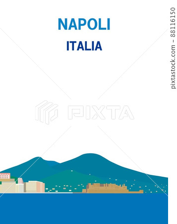 那不勒斯那不勒斯維蘇威火山蒙特維蘇威蛋城堡聖盧西亞海岸 88116150