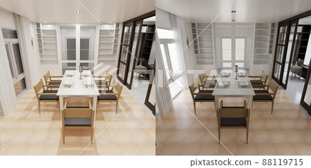 Home decor. Living room. Stylish interior 3D render. Modern apartment 3D illustration. Home decor. Living room. Stylish interior 3D render. Modern apartment 3D illustration. 88119715