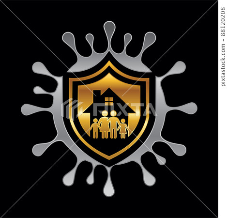 Home is one of Family shield protection from the spread of germs Home is one of Family shield protection from the spread of germs 88120208