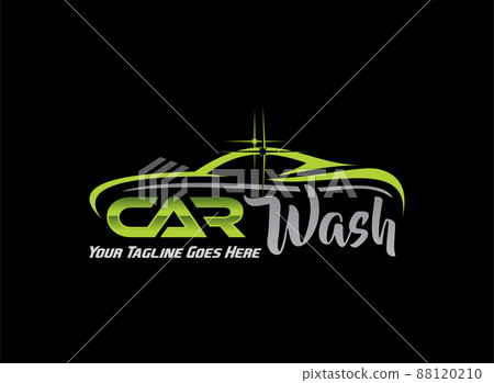 car wash industry vector logo 88120210