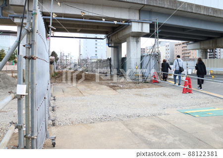 新鐮谷站南北自由通道維護，換乘北總鐵道、京成電鐵、新京成電鐵、東武鐵道、千葉縣鐮谷市 88122381