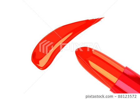3D illustration of lipstick and gloss 88123572