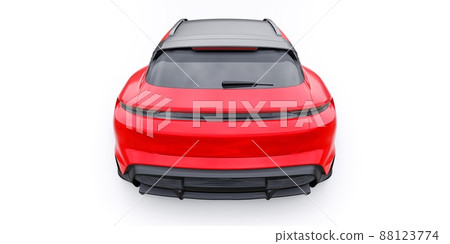 Electric sports wagon for urban and rural areas. 3d rendering. Electric sports wagon for urban and rural areas. 3d rendering. 88123774