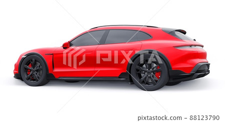 Electric sports wagon for urban and rural areas. 3d rendering. Electric sports wagon for urban and rural areas. 3d rendering. 88123790