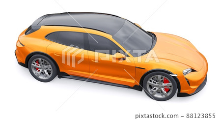 Electric sports wagon for urban and rural areas. 3d rendering. 88123855