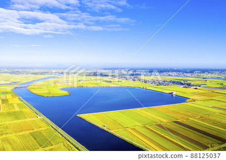 鳥瞰千葉縣淀浦 鳥瞰千葉縣淀浦 88125037