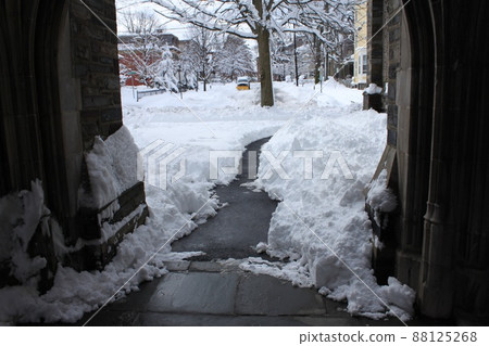Princeton University winter landscape Princeton University winter landscape 88125268