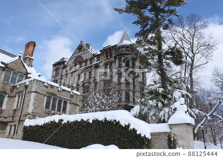Princeton University winter landscape Princeton University winter landscape 88125444