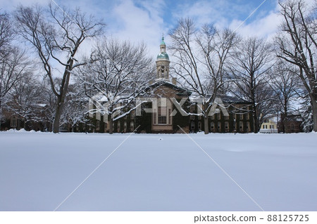 普林斯頓大學的雪景 88125725
