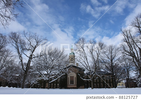 Snow scene at Princeton University Snow scene at Princeton University 88125727