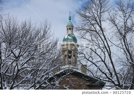Snow scene at Princeton University Snow scene at Princeton University 88125728