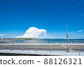 Summer sea and cloud cover 88126321
