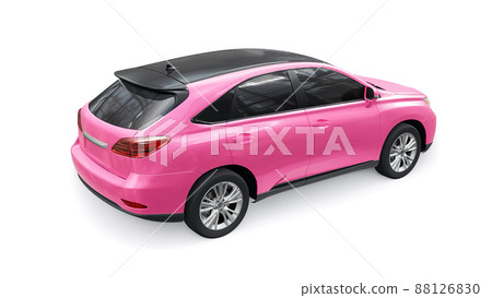 City premium family SUV on white isolated background. 3d rendering. City premium family SUV on white isolated background. 3d rendering. 88126830