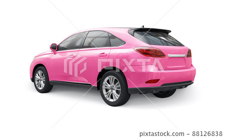 City premium family SUV on white isolated background. 3d rendering. City premium family SUV on white isolated background. 3d rendering. 88126838