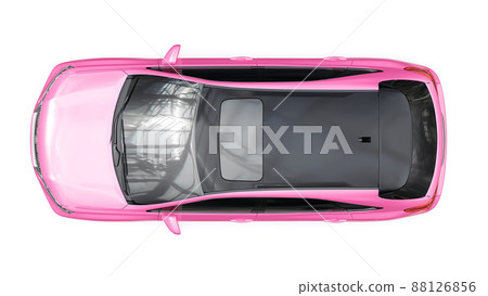 City premium family SUV on white isolated background. 3d rendering. City premium family SUV on white isolated background. 3d rendering. 88126856
